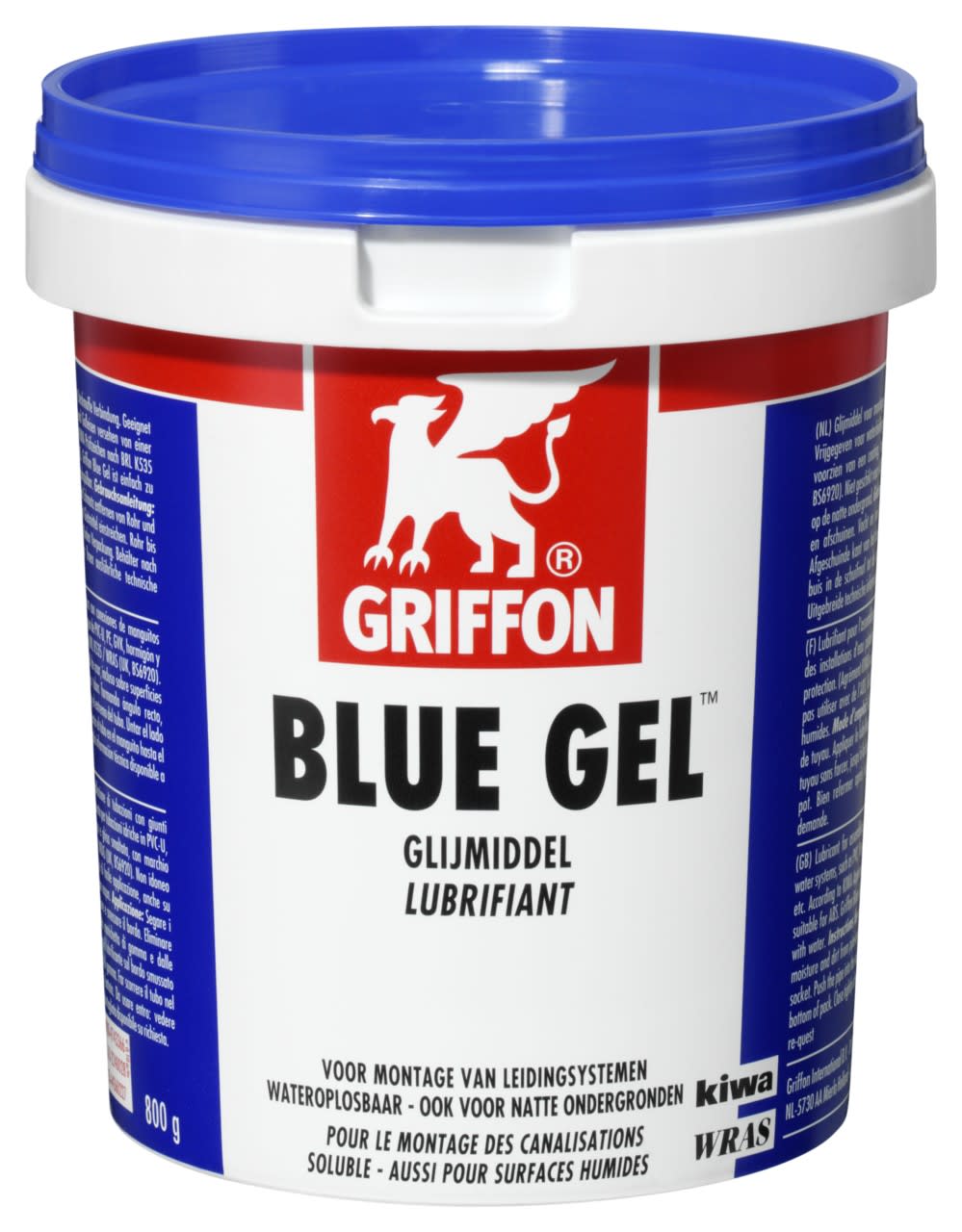 Griffon - BLUE GEL lubrifiant en gel pour les emboîtements à joints 800 G