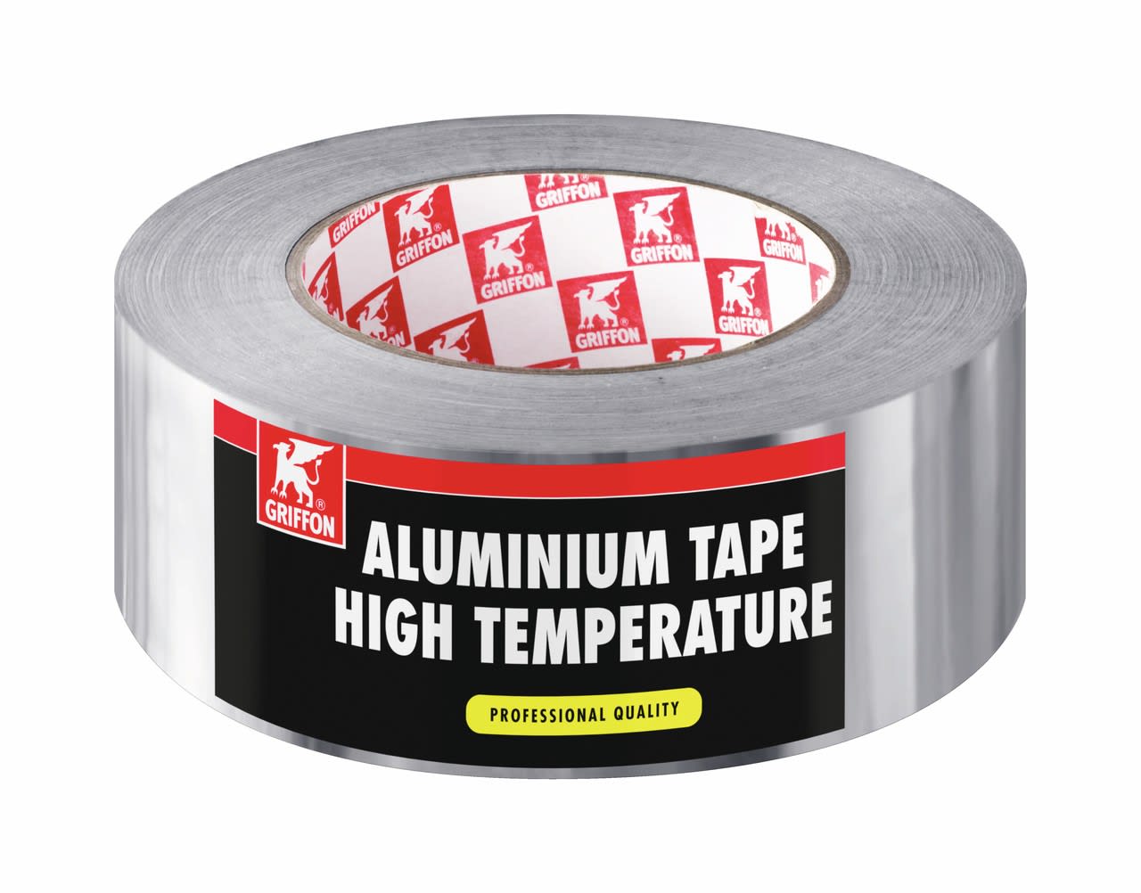 Griffon - Ruban Aluminium Haute Temperature (150C) adhesif 50 M x 5 CM