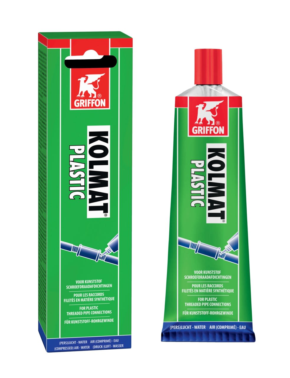 Griffon - Kolmat Plastic pâte d'étanchéité pour les raccords filetés plastiques 125 G