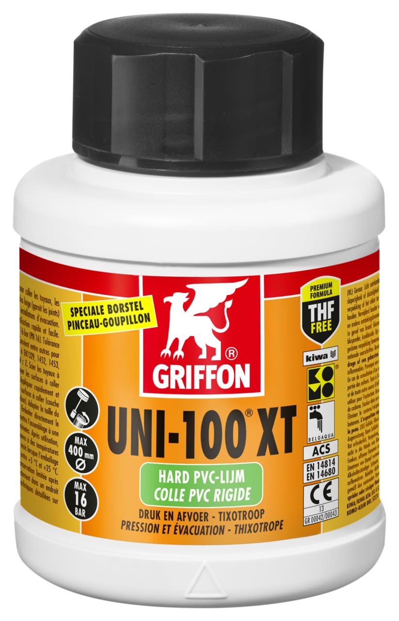 Griffon - UNI-100 XT Colle PVC thixotrope 500 ML