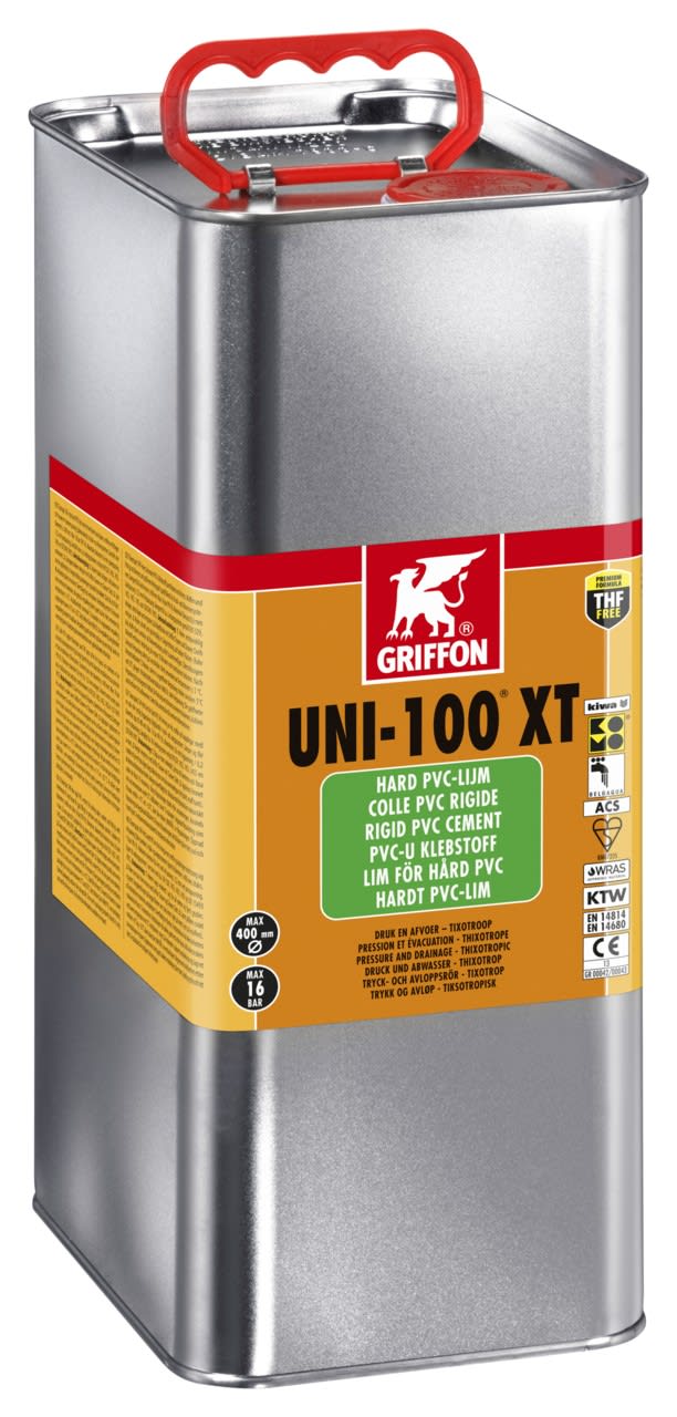 Griffon - UNI-100 XT Colle PVC thixotrope 5 L
