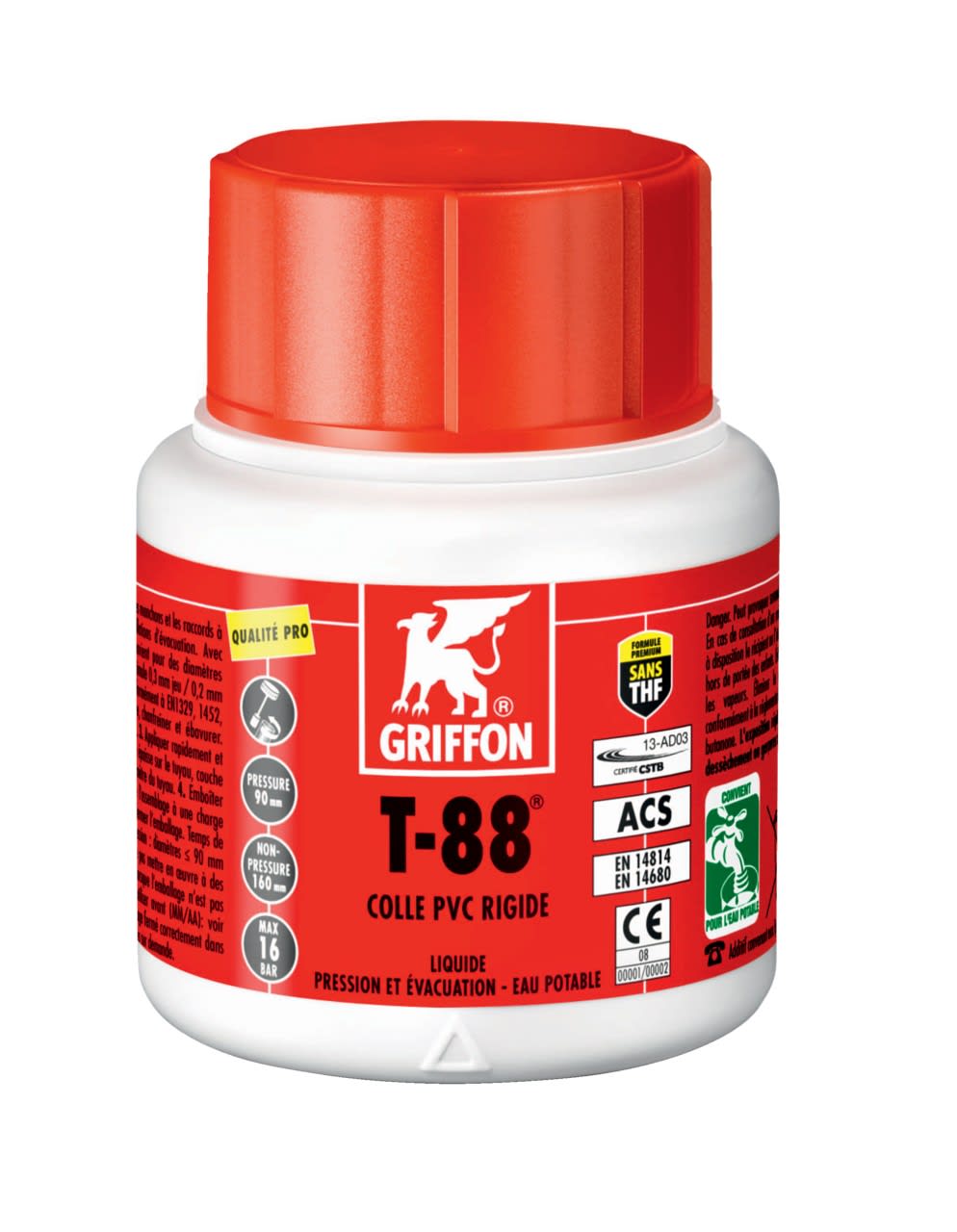 Griffon - T-88 Colle PVC liquide 100 ML