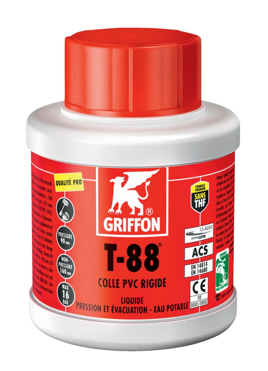Griffon - T-88 Colle PVC liquide 250 ML