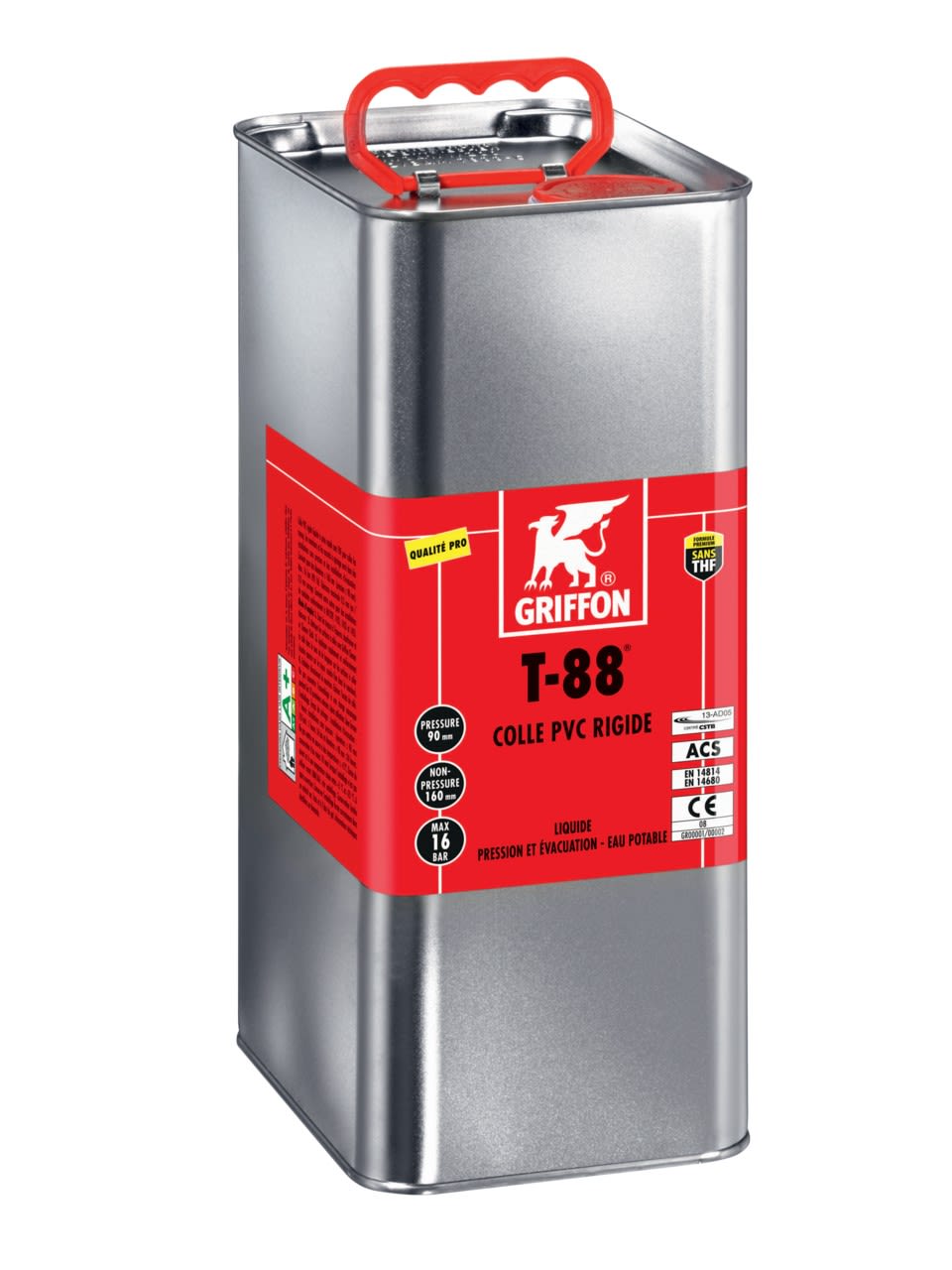 Griffon - T-88 Colle PVC liquide 5 L