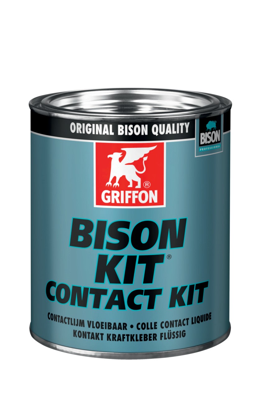 Griffon - CONTACT KIT colle de contact 750 ML transparente, liquide et sans odeur