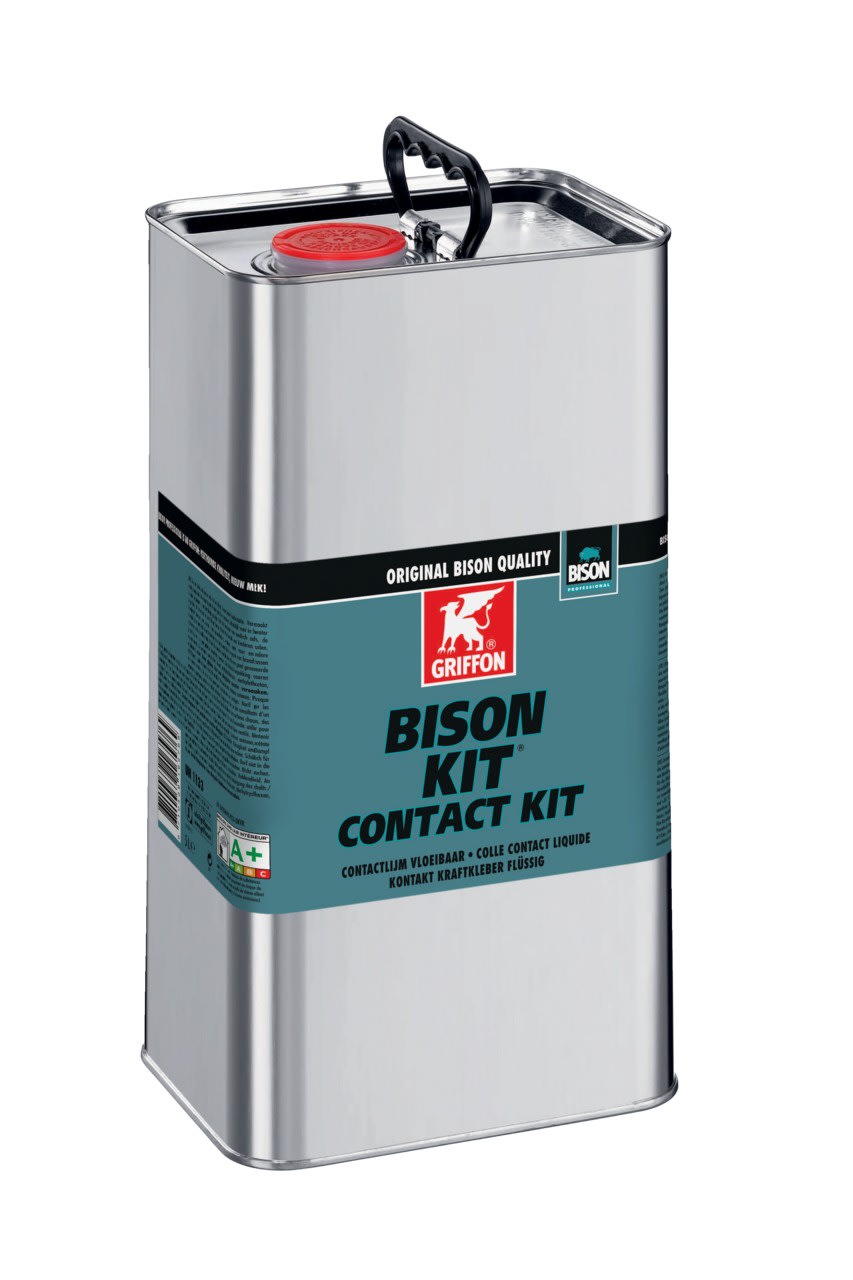 Griffon - CONTACT KIT colle de contact 5 L transparente, liquide et sans odeur