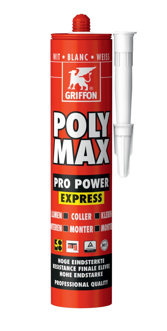 Griffon - Poly Max Pro Power Express blanc - cartouche 435 G