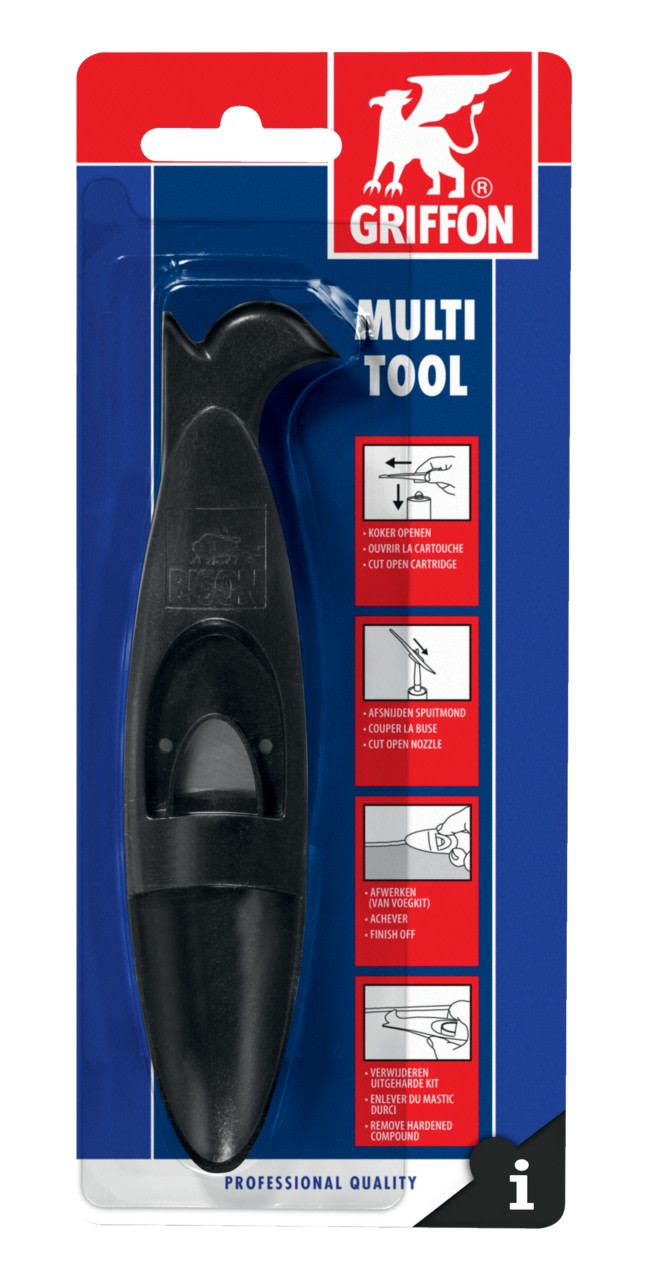 Griffon - Multi-Tool outil pour lisser le silicone, ouvrir les cart. et retirer les joints