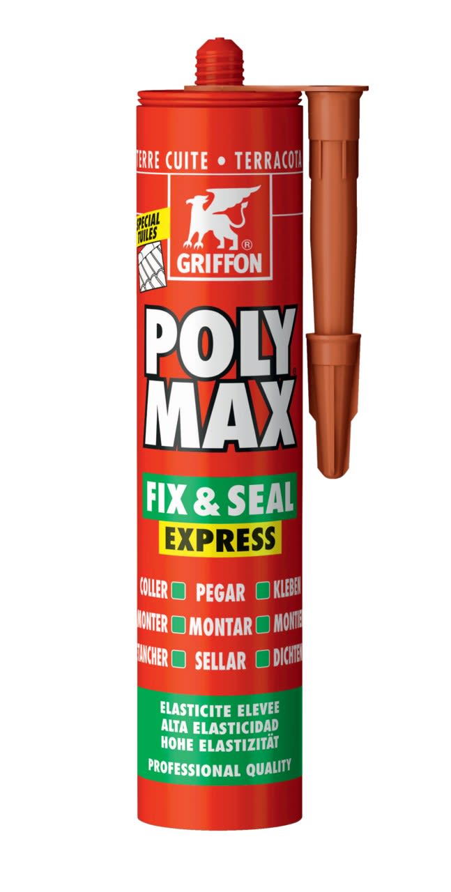 Griffon - Poly Max Fix&Seal Express terracotta - cartouche 435 G