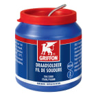 Griffon - Fil de soudure etain-plomb 40-60 noyau de resine - Dia 3 mm - pot de 500 G