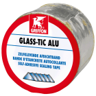 Griffon - GLASS-TIC ALU bande d'étanchéité aluminium - base pétrolatum 10 M x 10 CM