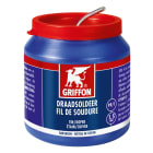 Griffon - Fil de soudure étain/cuivre 99/1 noyau de résine - Dia 3 mm - Pot 500 G