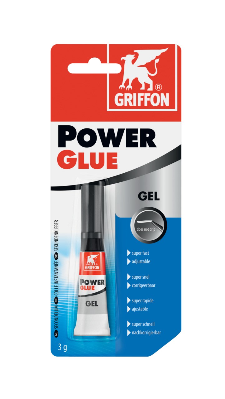 Griffon - Power Glue colle ultra forte en gel - tube 3 G
