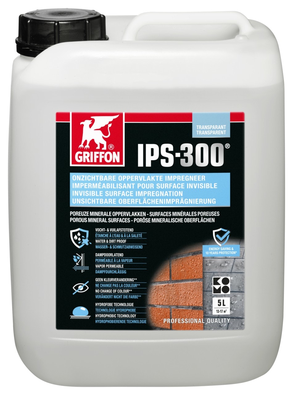 Griffon - IPS-300 Imperméabilisant pour surface jerricane 5L transparent