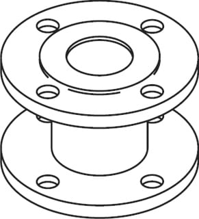 POMPES GRUNDFOS DISTRIBUTION SA - Kit d'adaptation A40/70 PN6