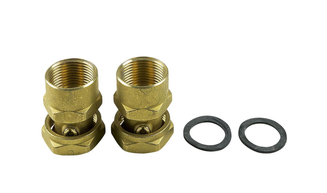 POMPES GRUNDFOS DISTRIBUTION SA - Jeu 2 RU laiton+vanne G11/2 - Rp 1/1/4