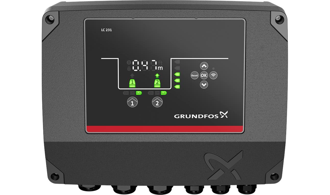 POMPES GRUNDFOS DISTRIBUTION SA - Coffret LC 231 2x1-9A 1x230/3x400V+N