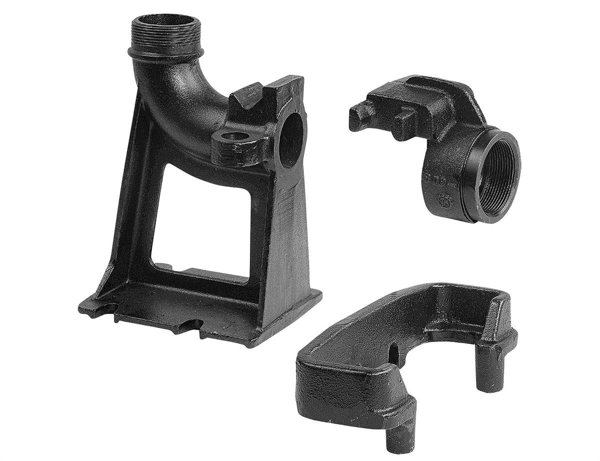 POMPES GRUNDFOS DISTRIBUTION SA - Kit pied d'assise coudé fonte DN65