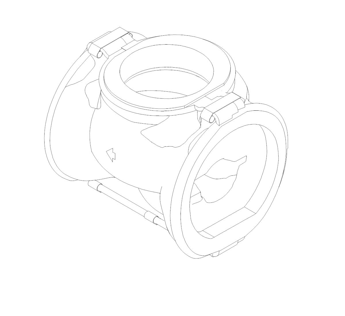 POMPES GRUNDFOS DISTRIBUTION SA - Coquilles isolation EG MAGNA3 DN100