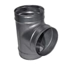 Chappee - Té droit galva 90° à joint Ø 125