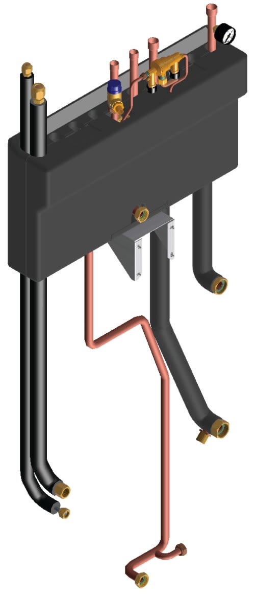Chappee - Pack universel de connectique pour raccordement hydrocâblé Samba 4 orifices