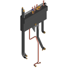 Chappee - Pack universel de connectique pour raccordement hydrocâblé Samba 4 orifices