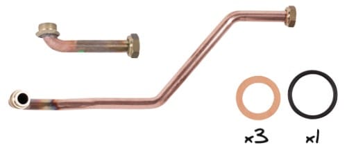 Chappee - Tubulures internes de raccordement ballon ECS extérieur