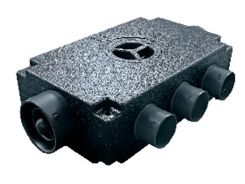 Chappee - Caisson collecteur 2 piquâges Ø 125 et 6 piquâges Ø 80