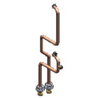 Chappee - Kit tubulure interne pour raccordement V3V externe