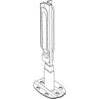 Chappee - Pied central avec cache pour radiateurs panneaux 2 PDS CTR.REG.H150 11/21/22/33