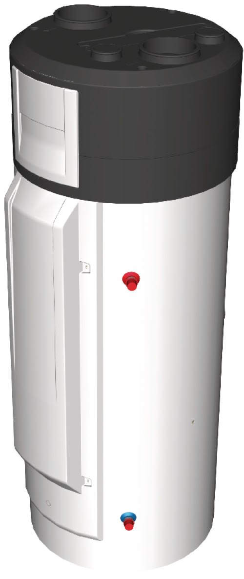 Chappee - Chauffe-eau thermodynamique sur Air Extrait TD 200 VMC