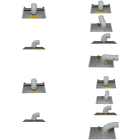 Chappee - Coude 30°. Ø 80/125 PPs/AL