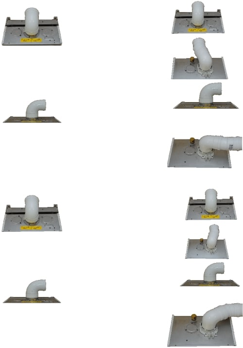 Chappee - Coude 45°. Ø 80/125 PPs/AL