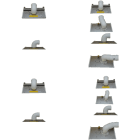 Chappee - Coude 45°. Ø 80/125 PPs/AL