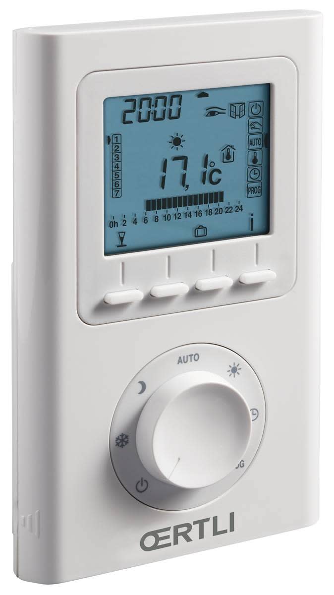 Chappee - Thermostat d'ambiance programmable filaire à pile