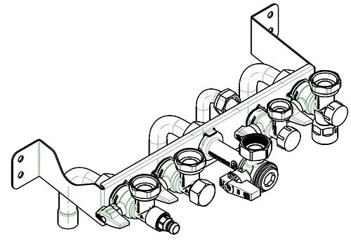 Chappee - Barette de robinetterie MPX 2 / MCR 2