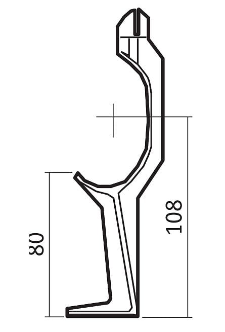 Chappee - Pied amovible en fonte (l?unité) pour Savane 2, 3 et 4 colonnes