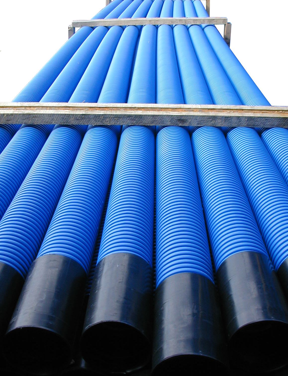 Elydan - Fourreau de protection réseaux d'eau potable DN200 - Couleur bleu - Barre 6m