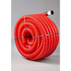 Elydan - Fourreau de protection TPC pour câbles DN63 - Couleur rouge - Couronne 25M