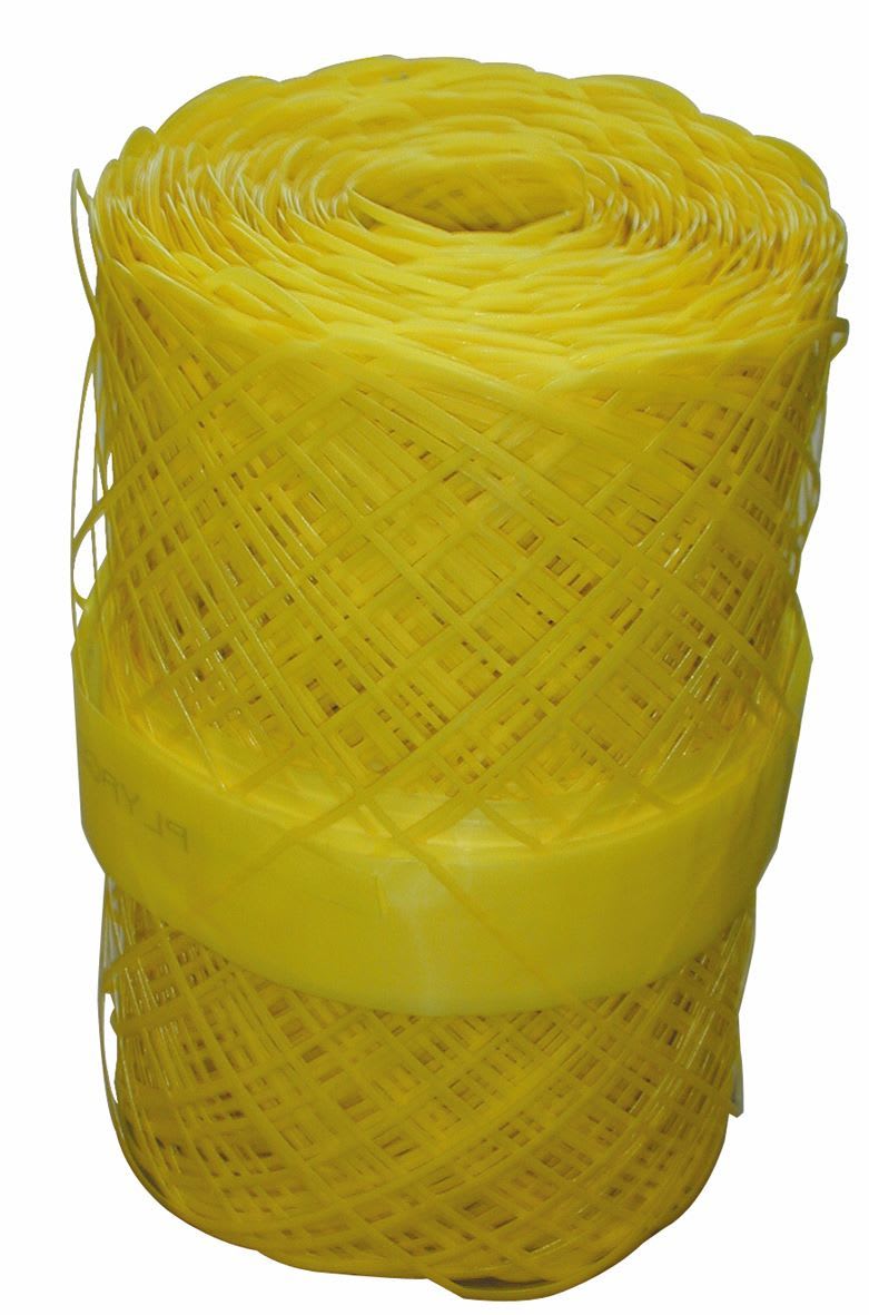 Elydan - Grillage avertisseur réseaux gaz - Jaune - Largeur 30 cm - Longueur 25m