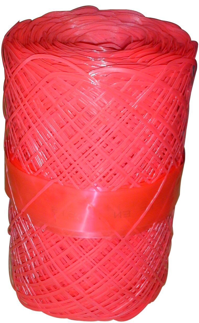 Elydan - Grillage avertisseur réseaux électriques - Rouge - Largeur 30 cm - Longueur 25m
