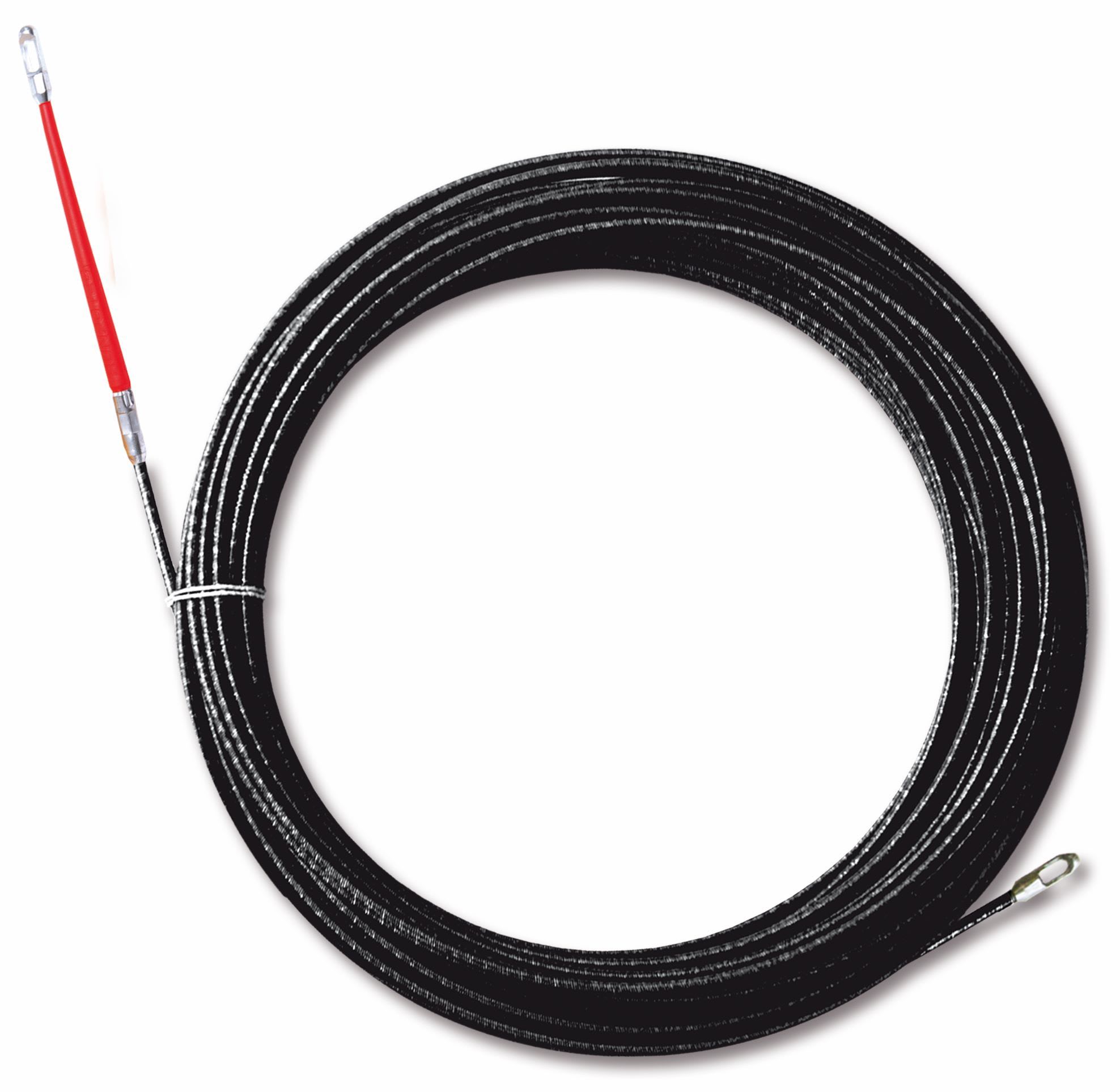 Elydan - Aiguille tire-fil métallique spiralée Ø4 20M