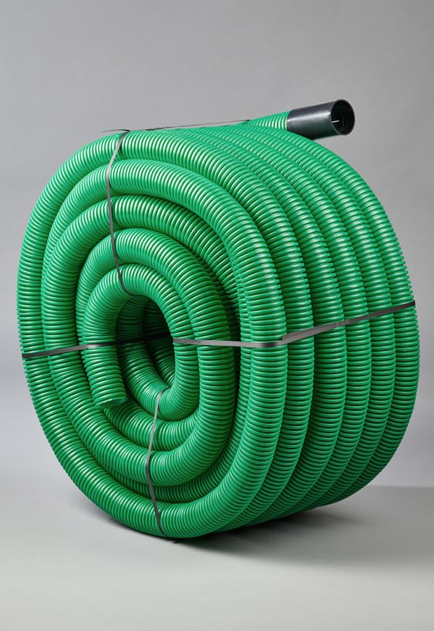 Elydan - JANOFLEX Fourreau de protection TPC Ø40 - Couleur vert - Couronne 25M