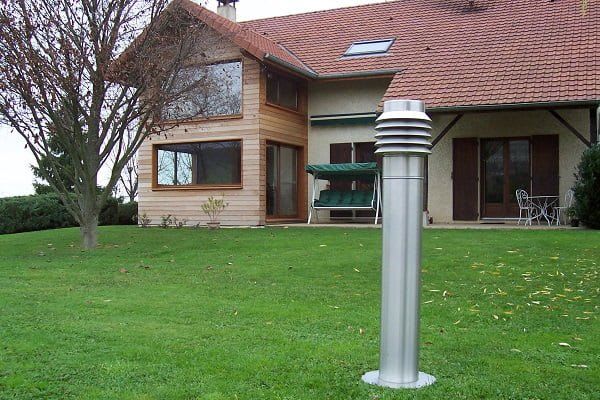 Elydan - Borne de prise d'air acier galvanisé puit climatique