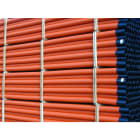 Elydan - Fourreau de protection TPC pour câbles DN160 - Couleur rouge - Barre 6M