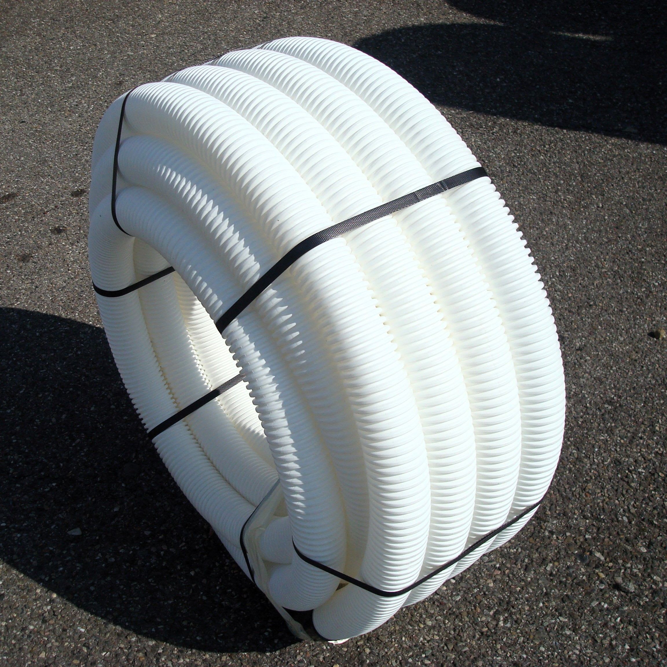 Elydan - Fourreau de protection réseaux domotiques DN40 - Couleur blanc - Couronne 25m