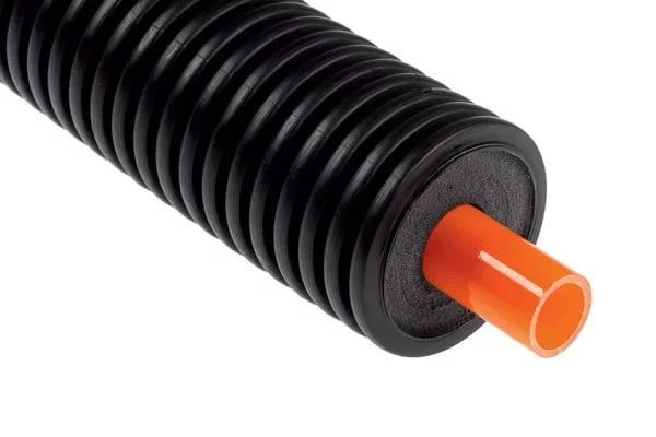 Elydan - TERRENDIS Canalisation préisolée chauffage - Simple - 200/125X11,4 PEX-A PN6