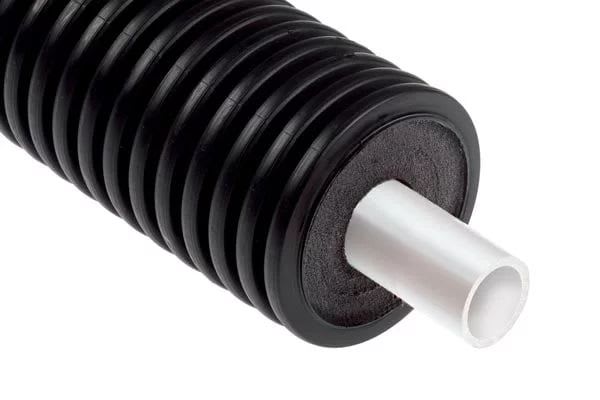 Elydan - TERRENDIS Canalisation préisolée sanitaire - Simple - 75/25X3,5 PEX-A PN10