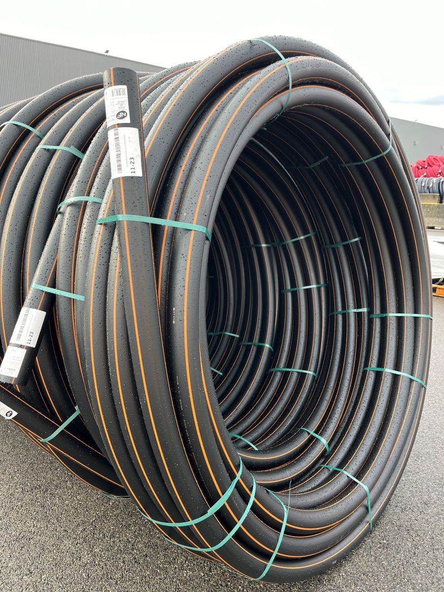 Elydan - PROLINEAR Tube en PE100RC pour assainissement 75x6,8 - 16 Bar - Couronne de 50m