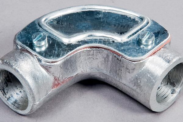 Elydan - Equerre lisse acier pour tube MRL 5557 Ø25